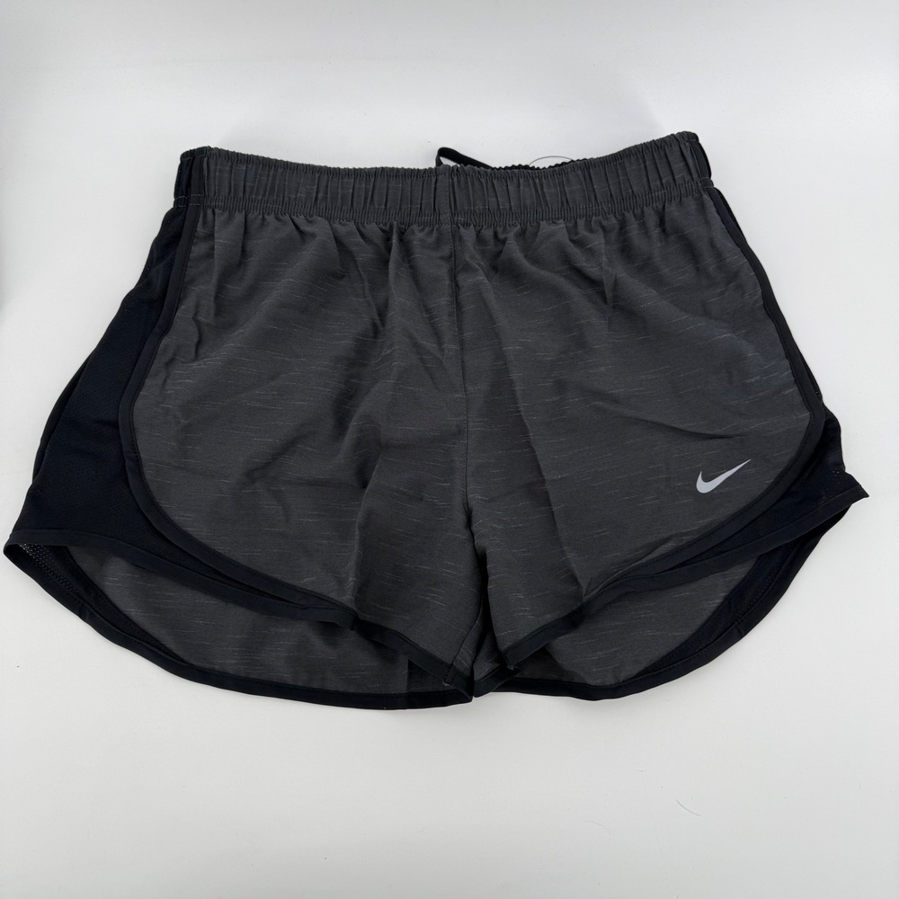 Nike Womens Dri-FIT Running Shorts Gray Heather Black XS DB4487-083 NWT